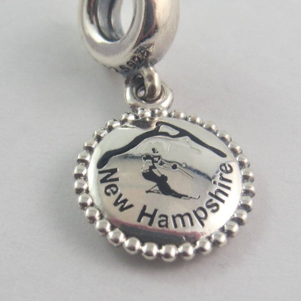 Pandora New Hampshire Ski Charm Travel Themed Charm #ENG791169_11 (R3)